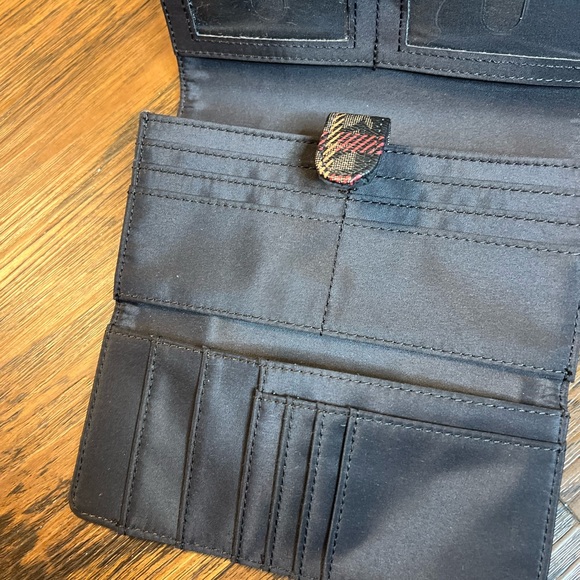 Giani Bernini Plaid Block Signature Receipt Wallet - Picture 7 of 10